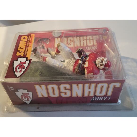 NEW Larry Johnson #27 Kansas City Chiefs McFarlane NFL Series 14 Sportspicks - Picture 7 of 7